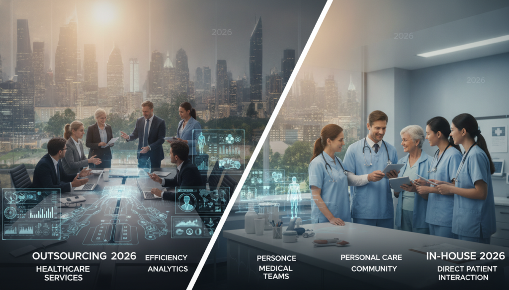 Healthcare BPO vs. Hiring In-House: A Side-by-Side Comparison for 2026