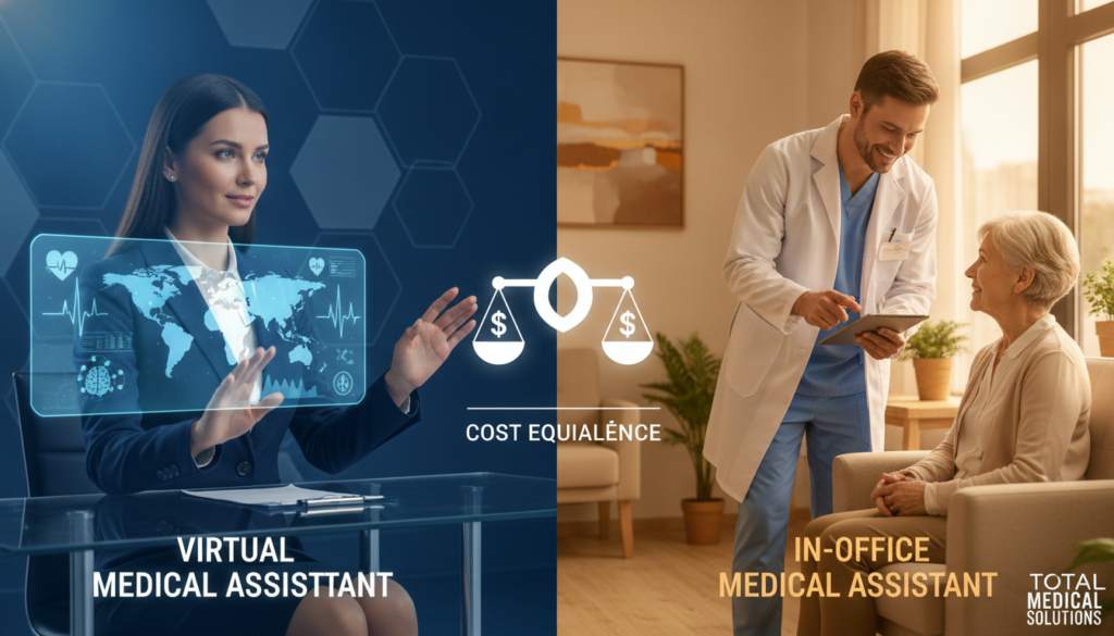 Virtual Medical Assistant vs. In-Office Medical Assistant: A Cost-Benefit Analysis