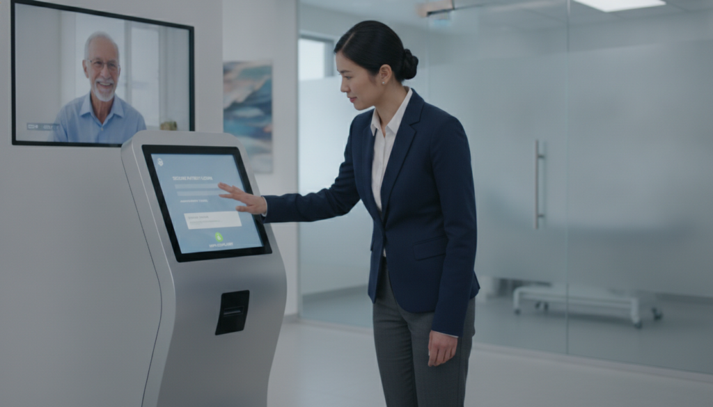 HIPAA compliant virtual check-in
