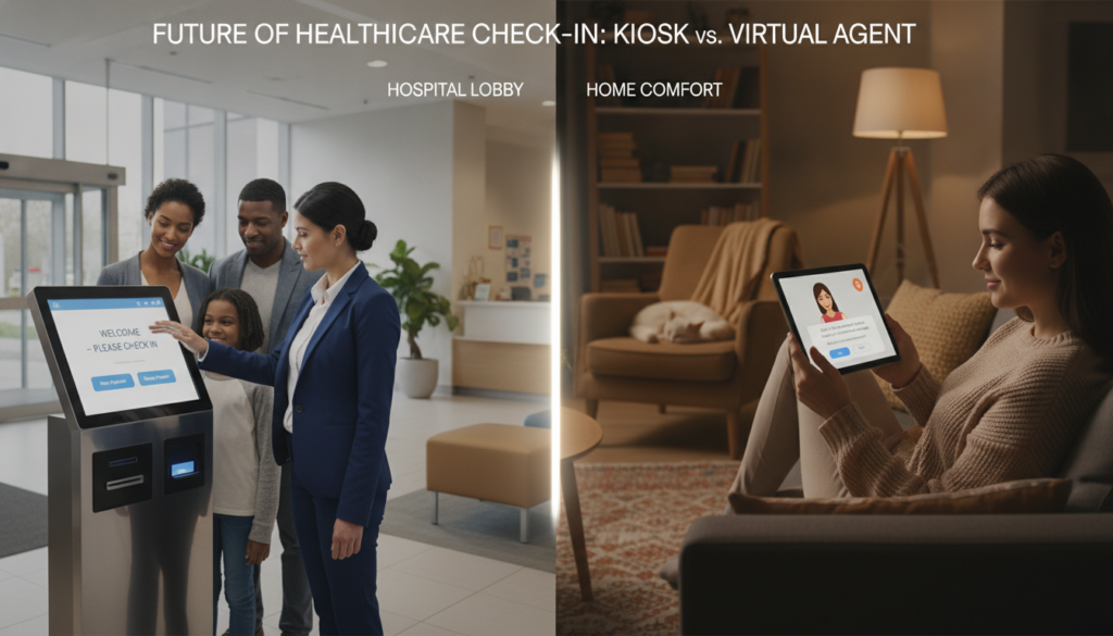 Self-Service Kiosk vs. Virtual Agent Check-In: Which Delivers a Better Patient Experience?