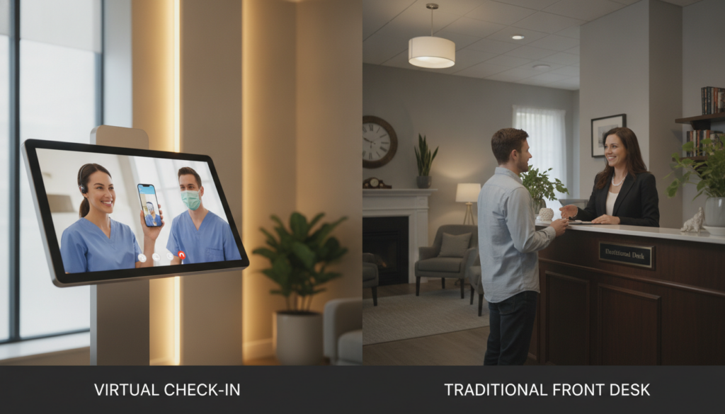 Virtual Check-In vs. Traditional Front Desk: Which Is Right for Your Practice?