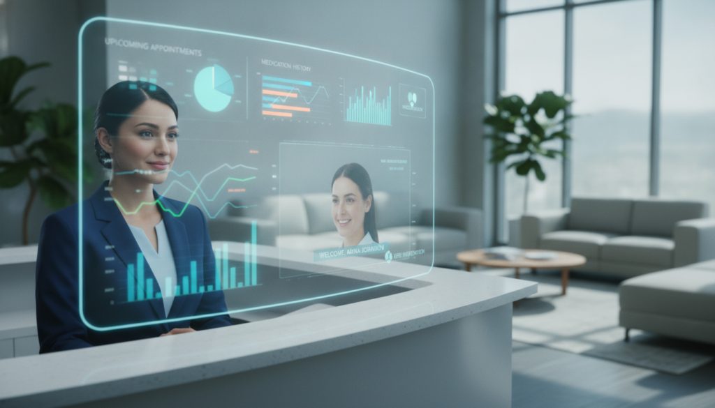 virtual front desk EHR integration