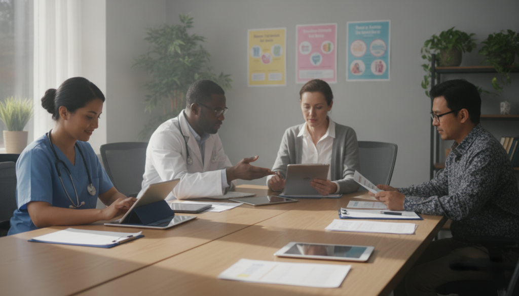 Patient care coordination across community health settings