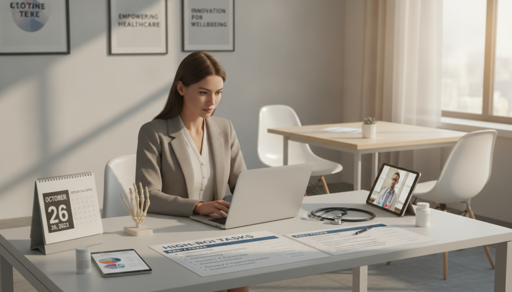 high-ROI tasks for a medical virtual assistant high-ROI tasks for a medical virtual assistant