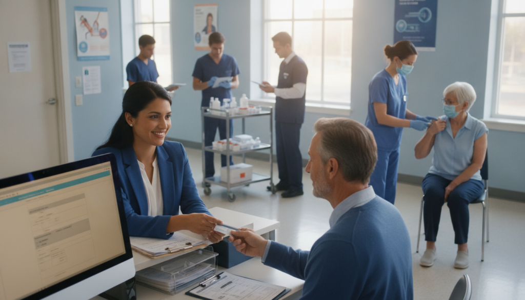 medical office staff roles for flu clinics medical office staff roles for flu clinics