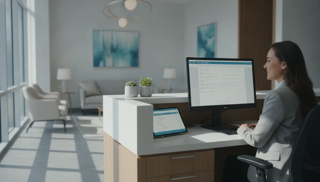 patient intake and appointment scheduling support