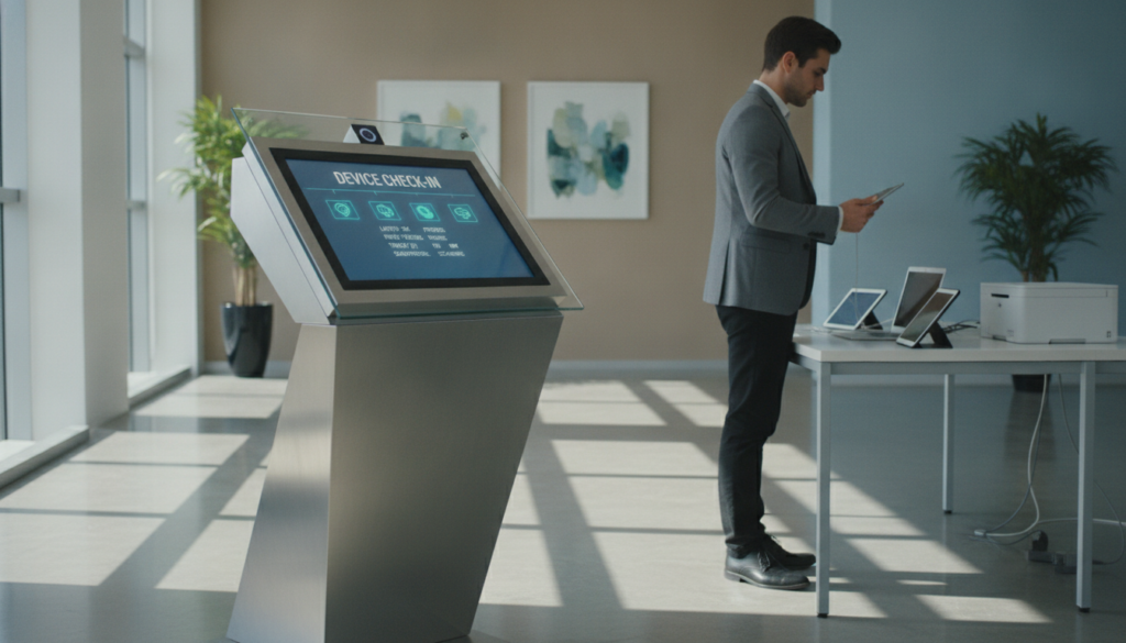 reception station device check reception station device check