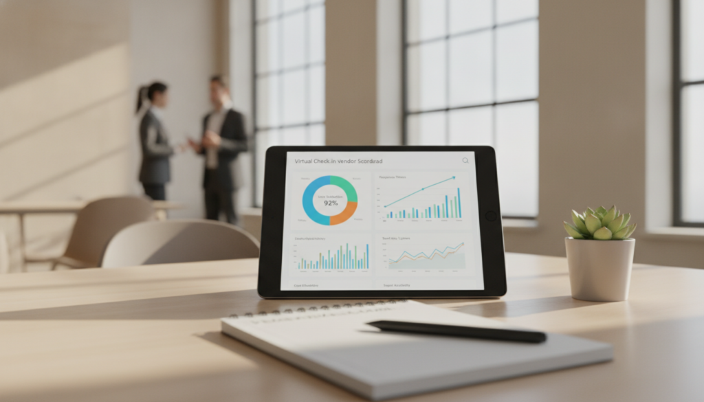 virtual check-in vendor scorecard virtual check-in vendor scorecard